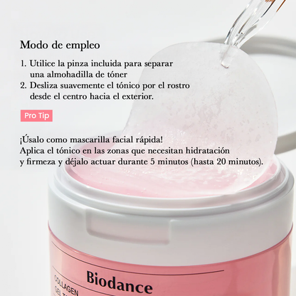 Biodance Collagen gel toner pads
