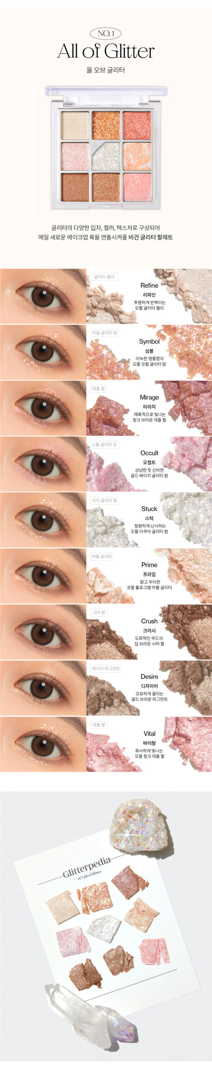 Paleta de ojos Glitterpedia